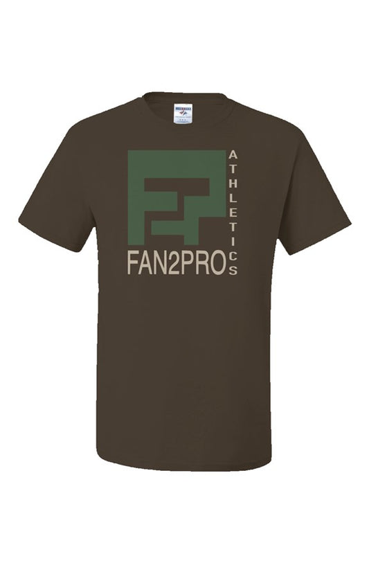 Fan2Pro athletics (green/tan) JERZEES Dri-Power  T