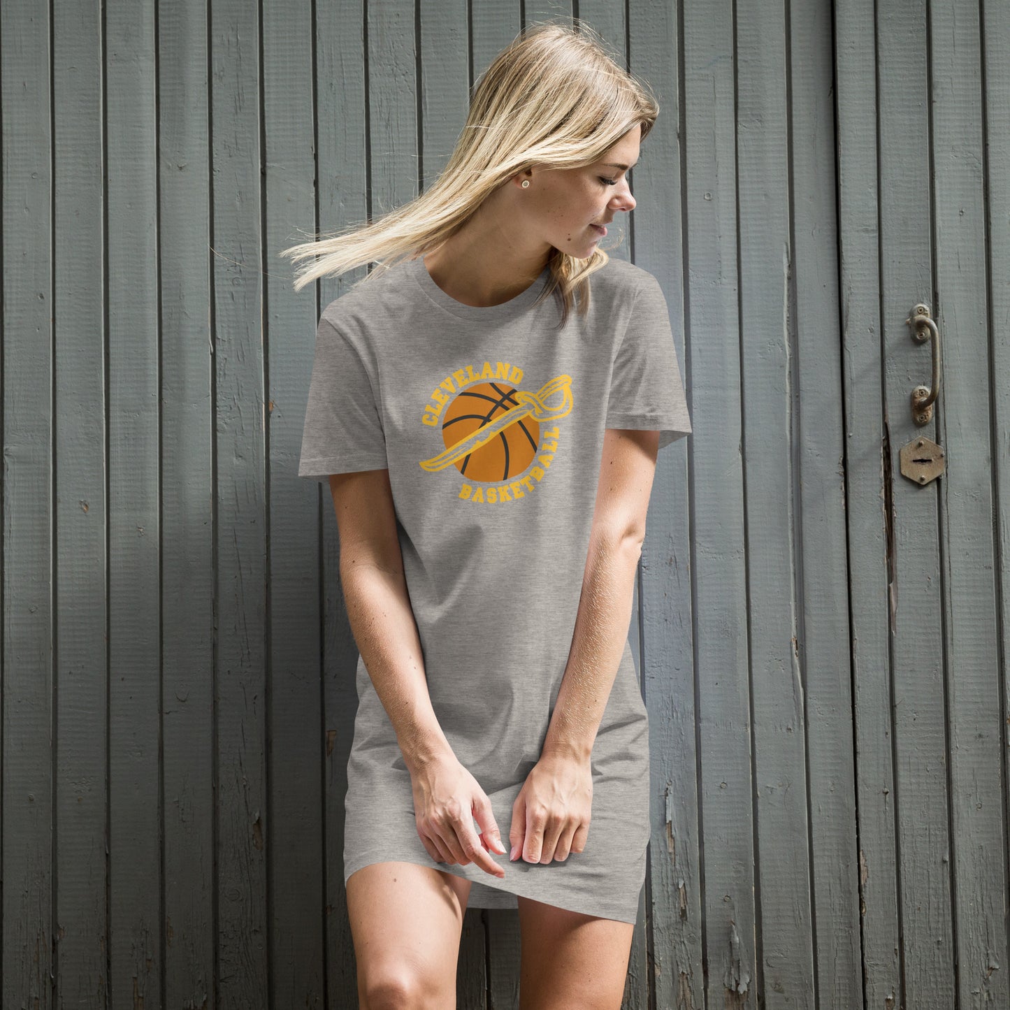 Cleveland Basketball Organic cotton t-shirt dress