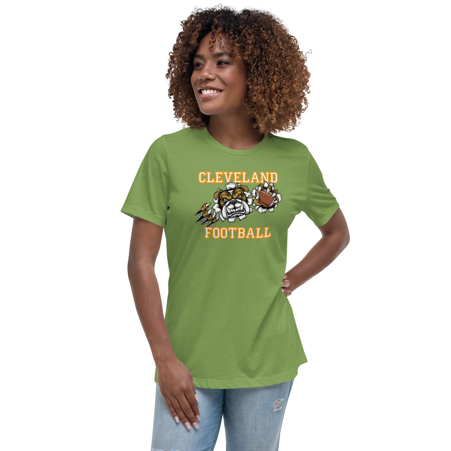Cleveland Football Women's Relaxed T-Shirt